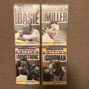 Jazz Collector Edition cassette tapes (4)